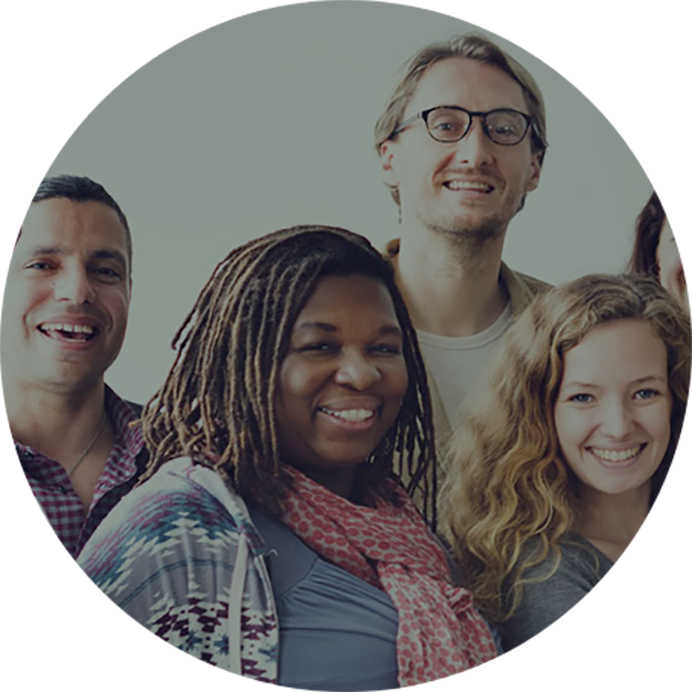 4 iCIMS customer support employees smiling