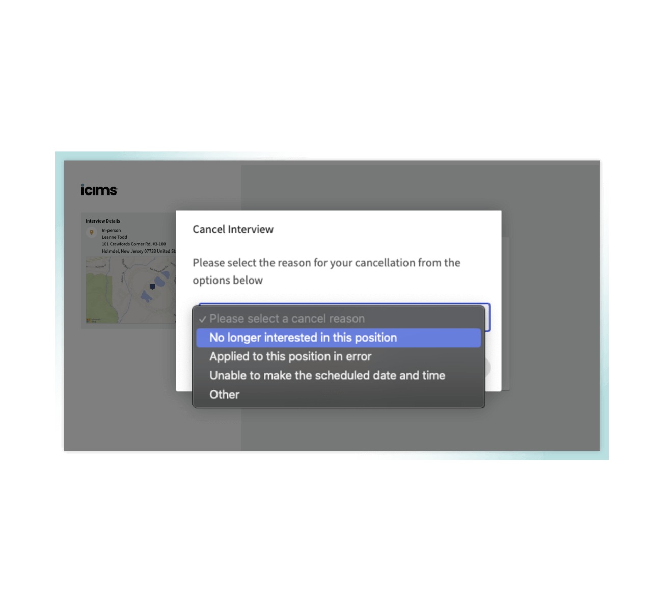 Accelerate interview scheduling and the application process with iCIMS enterprise ATS solution